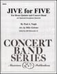 Jive for Five Concert Band sheet music cover